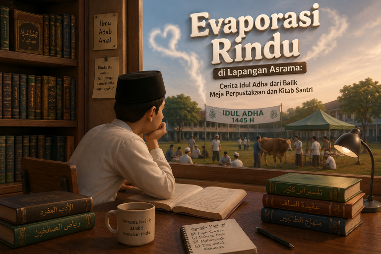 Evaporasi Rindu di Lapangan Asrama: Cerita Idul Adha dari Balik Meja Perpustakaan dan Kitab Santri