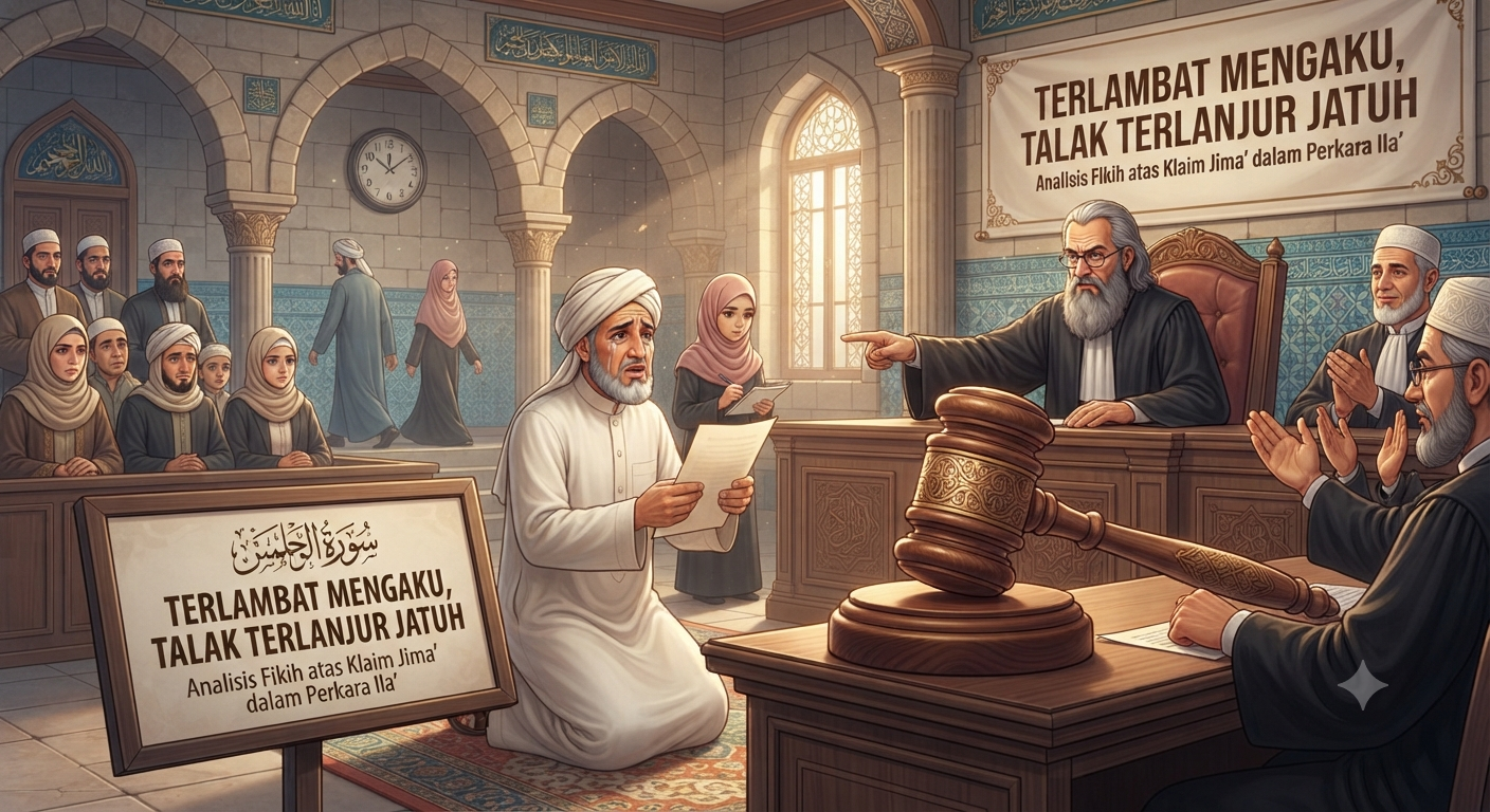 Terlambat Mengaku, Talak Terlanjur Jatuh: Analisis Fikih atas Klaim Jima’ dalam Perkara Ila’